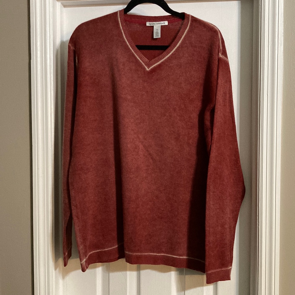 Men’s 100% Cashmere Sweater Xxl